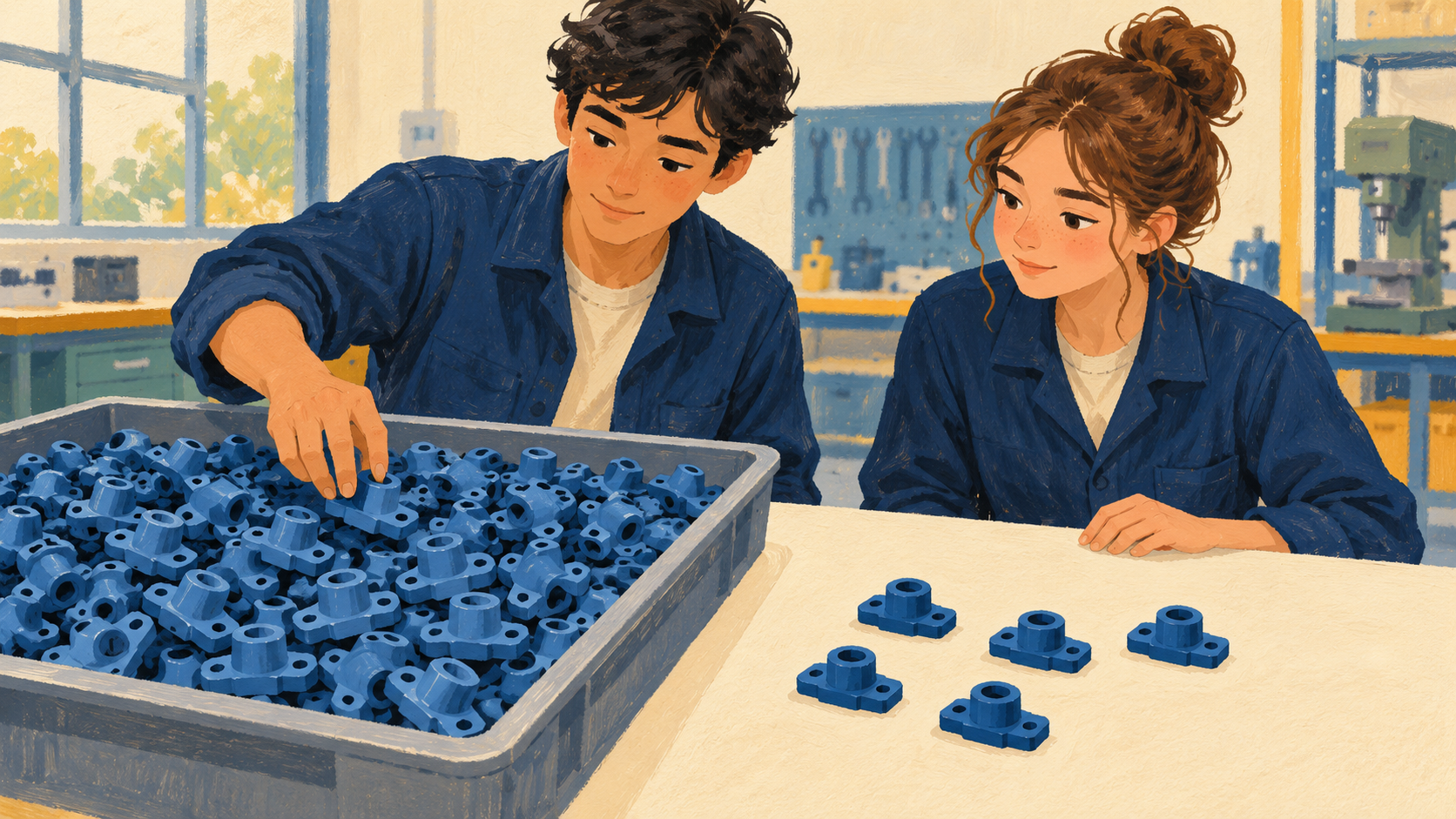 Illustration : Statistique inférentielle : scène illustrée du chapitre
