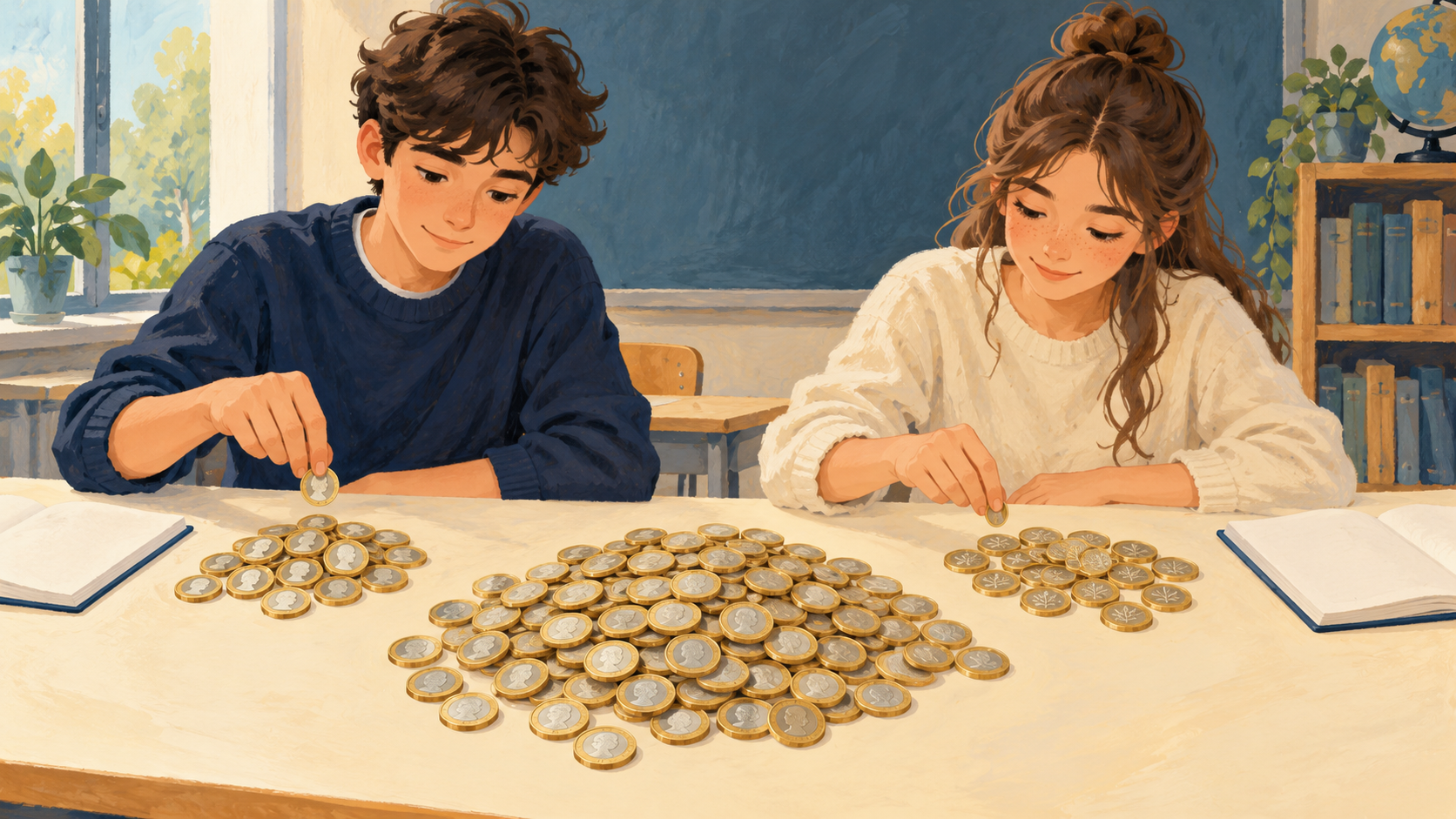 Illustration : Concentration et loi des grands nombres : scène illustrée du chapitre